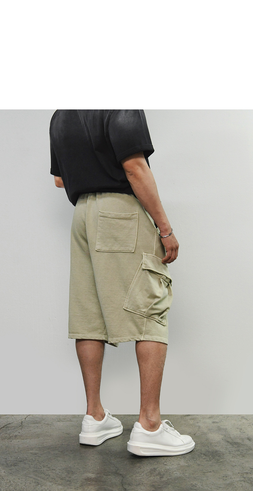 Bottoms :: Vintage Pigment Bermuda Sweats-Shorts 735